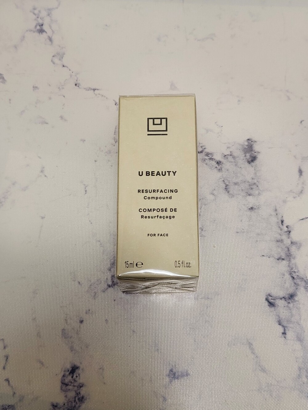 U Beauty Resurfacing Compound Travel Size .5 oz Sealed